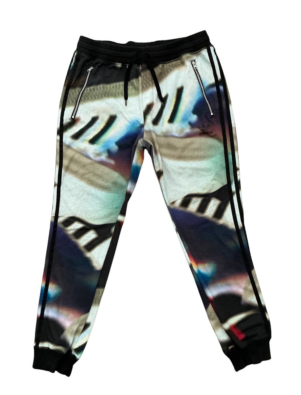Adidas Firebird Fire Chaos Trefoil Multicolor Jogger Track Pants Women’s Size M